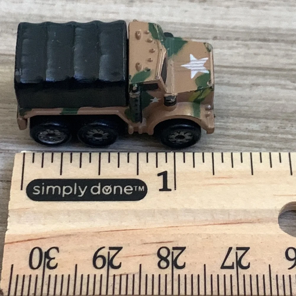 1987 Galoob Micro Machines Truck Military Army Micromachines Camouflaged Vintage